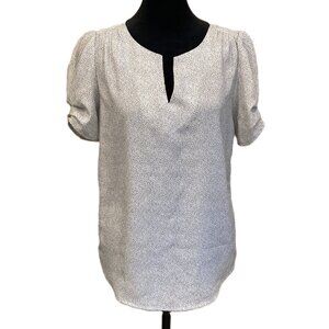 Carolina Belle  Ruched Puff Sleeve Top  Size XS  Corpcore Avant Garde Officewear